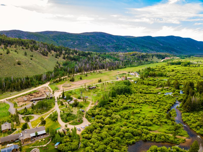 Rawah Ranch Aerial