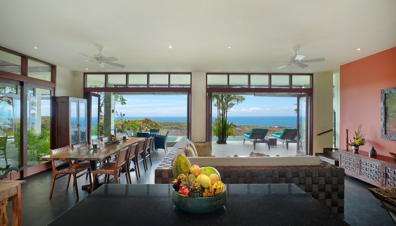 Five Bedroom Ocean View Pool Villa - Living Room