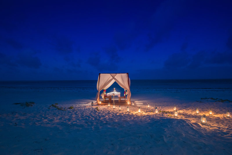 Amani Restaurant Reception Beach Dinner