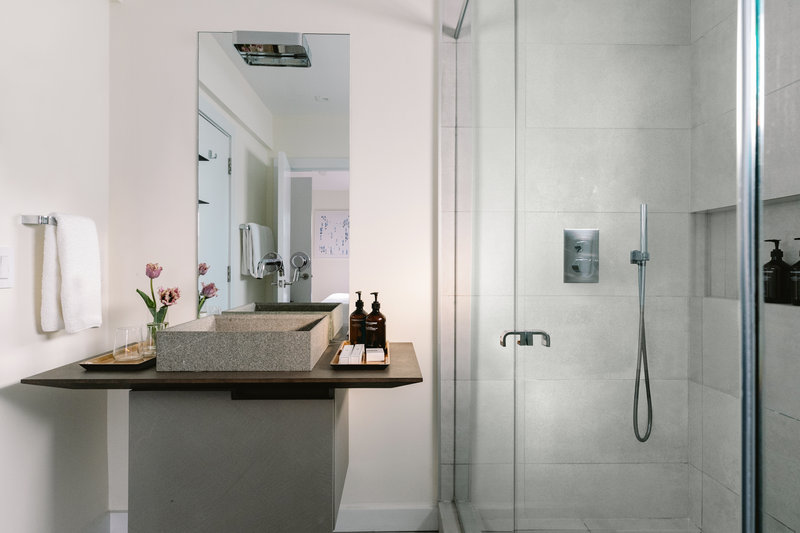 Modern Bathroom with European Vanity