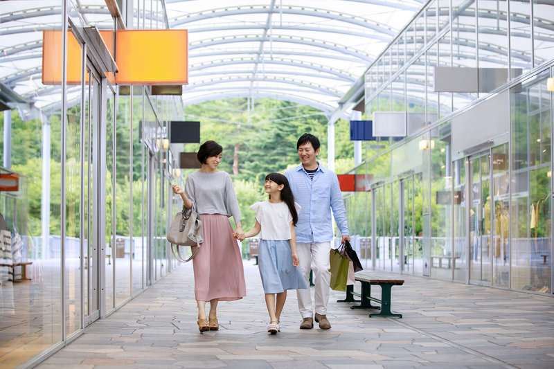 Shopping at Karuizawa Prince Shopping Plaza